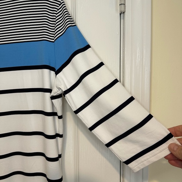 Saint James Brenton Striped Form Fitting Nautical Dress - Picture 6 of 9